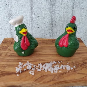 Salt and Pepper, Salt and Pepper Dispenser, Ceramic Salt and Pepper, Kitchen Decoration