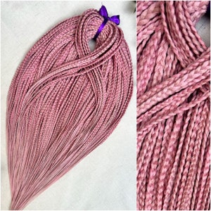 Pink Synthetic Braids Double Ended and Lightweight