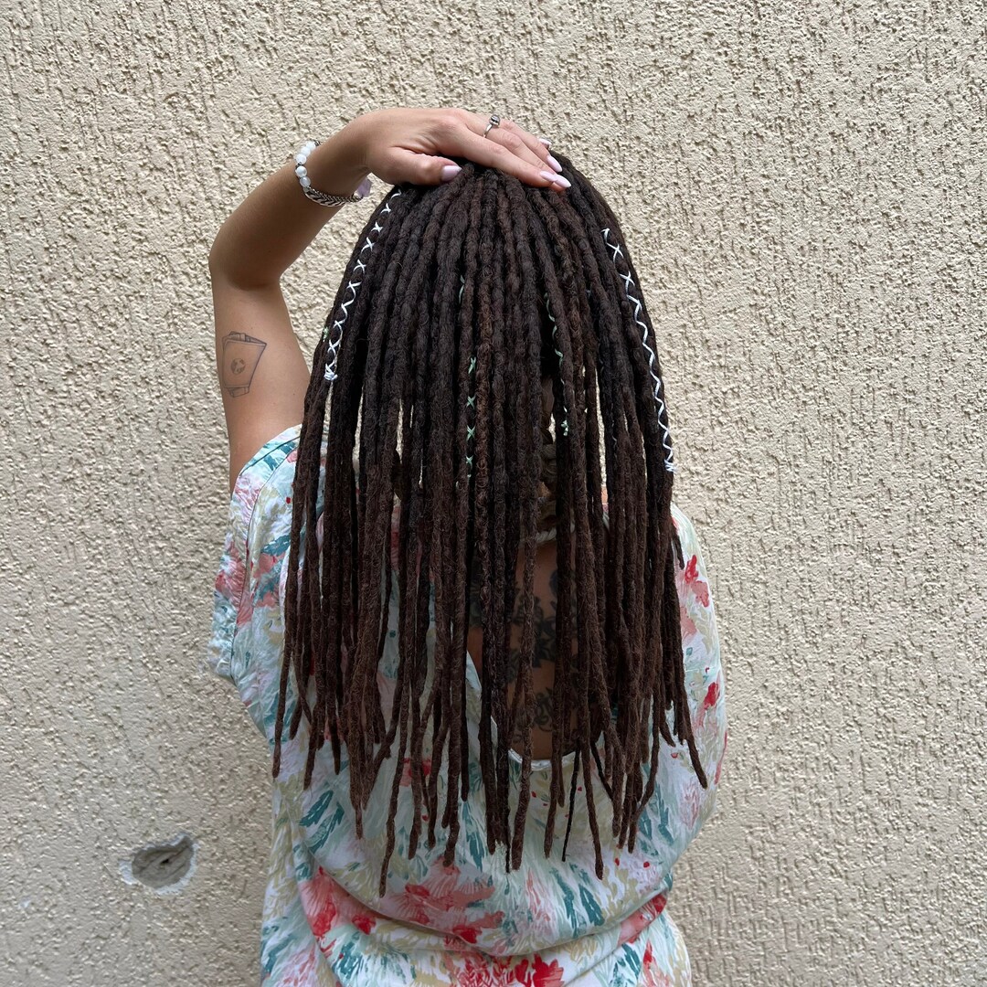 Dark Brown Dreadlocks Extension 27 DE and 24 SE Full Set up to 21,6 ...