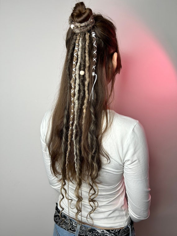 Estensioni Per Coda Di Cavallo In Fibra Sintetica Yaki Drta Crespa Da - Foto 4