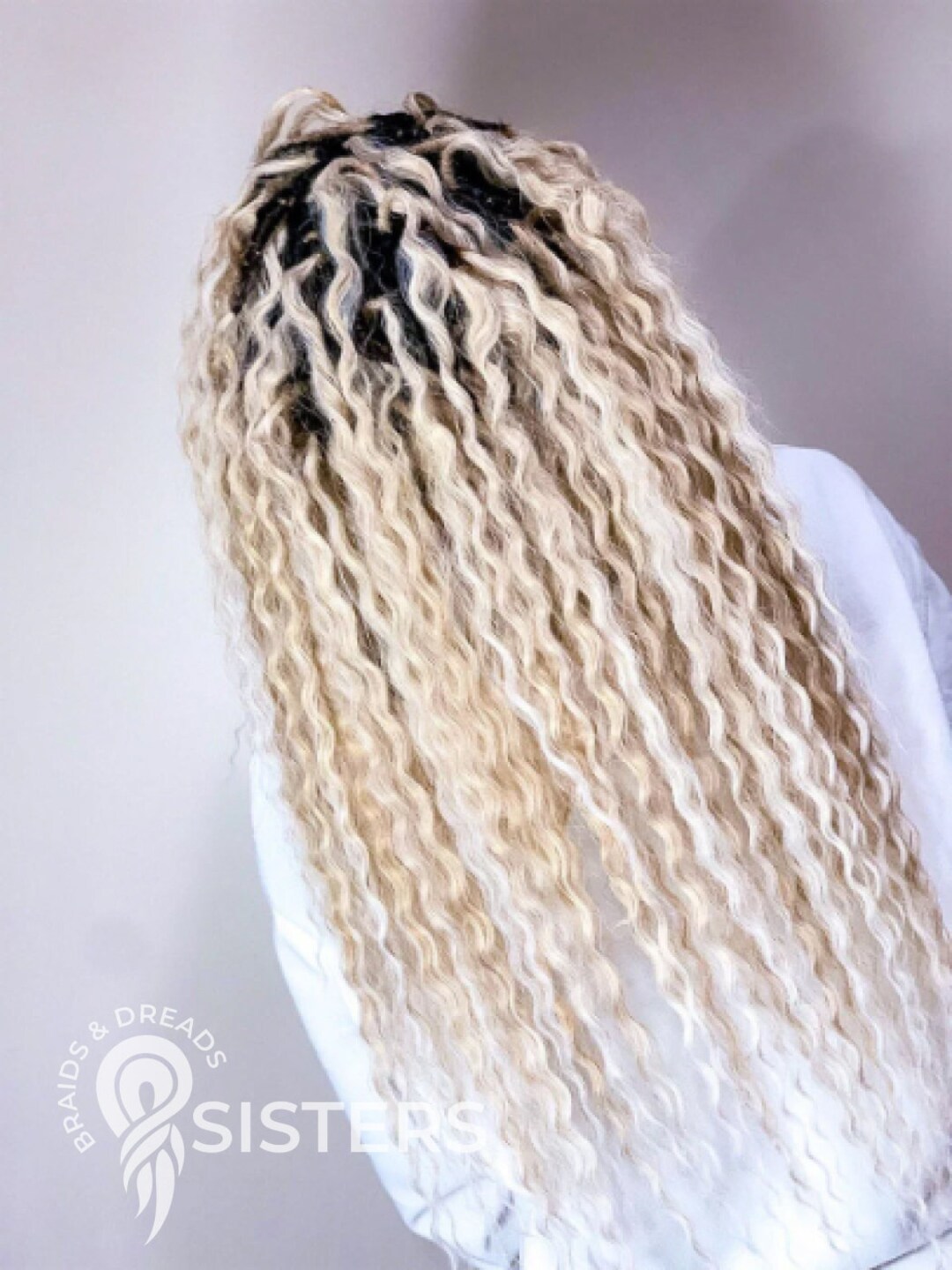 Blonde Curly Dreadlocks Synthetic Soft Milky Ash Blonde DE - Etsy