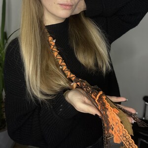 Einzigartiges Wrap Haar Accessoire für Dreads, Perlen Dread Wrap, handgemachtes Festival Haar Accessoire, umweltfreundlich und schön, perfekt für Dreads