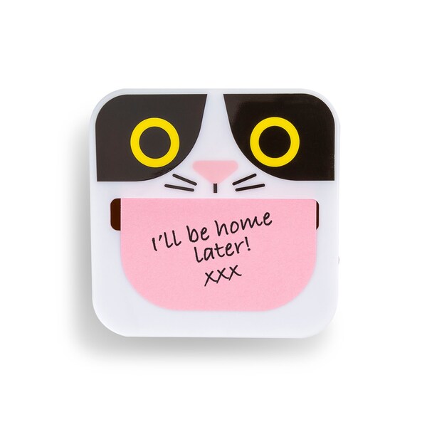 Crazy Cat Sticky Note Dispenser