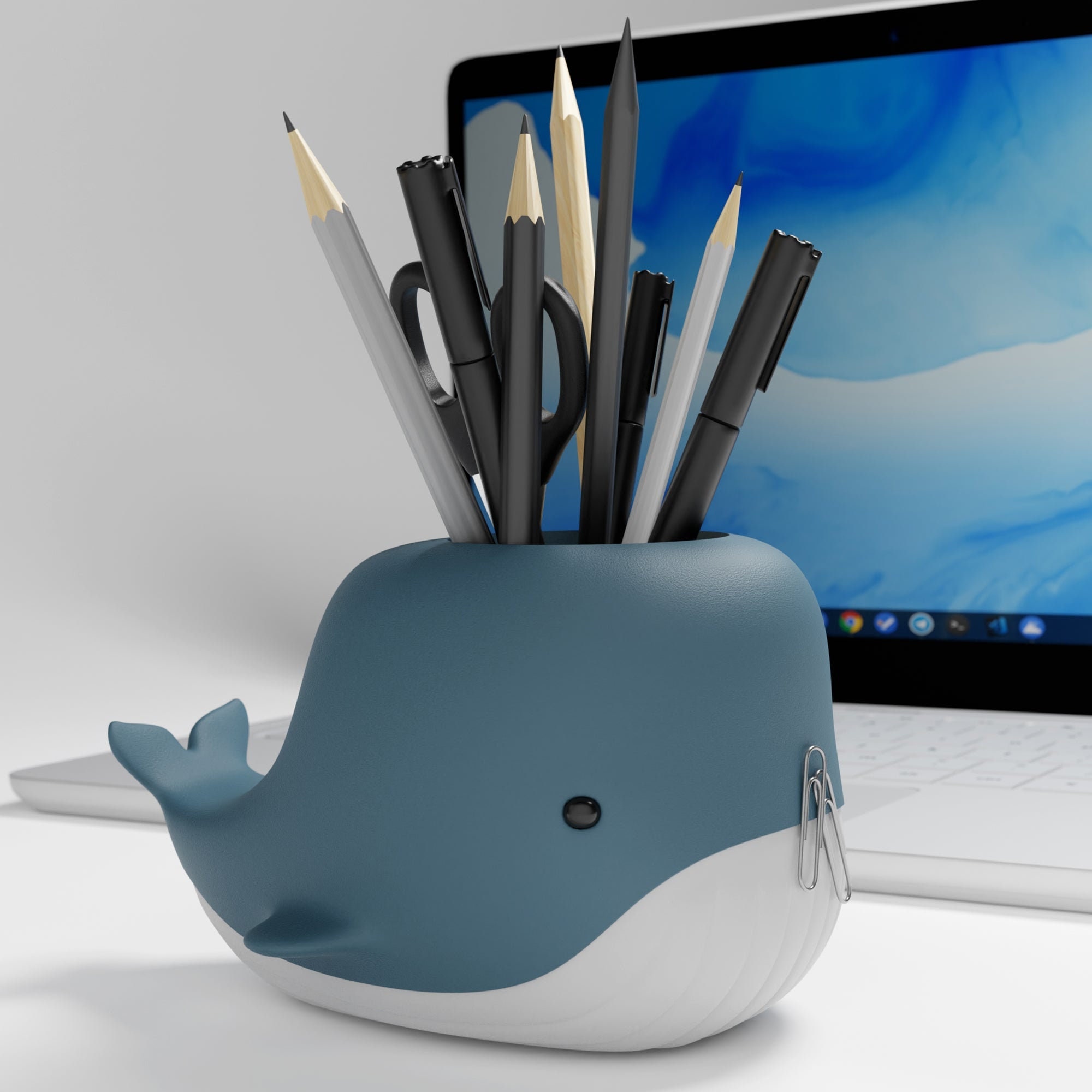 Bold Whale Desktop Organizer Etsy