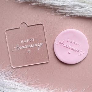 Happy Anniversary debosser