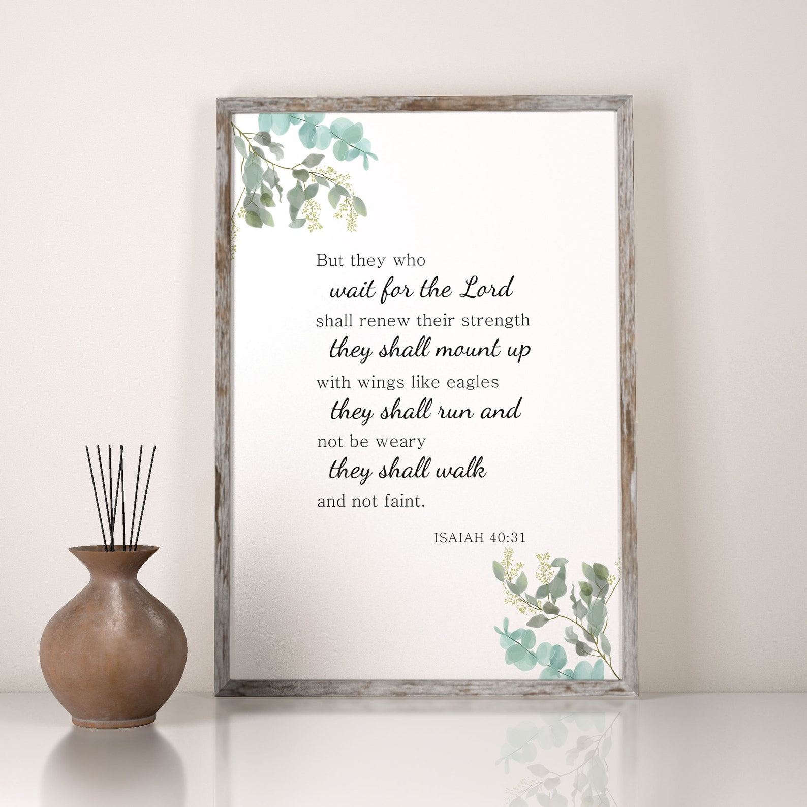 Scripture Wall Decor Bible Quotes Downloadable Print Etsy