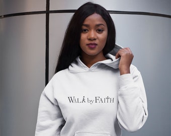 Walk by Faith-hoodie: christelijk cadeau van 100% katoen