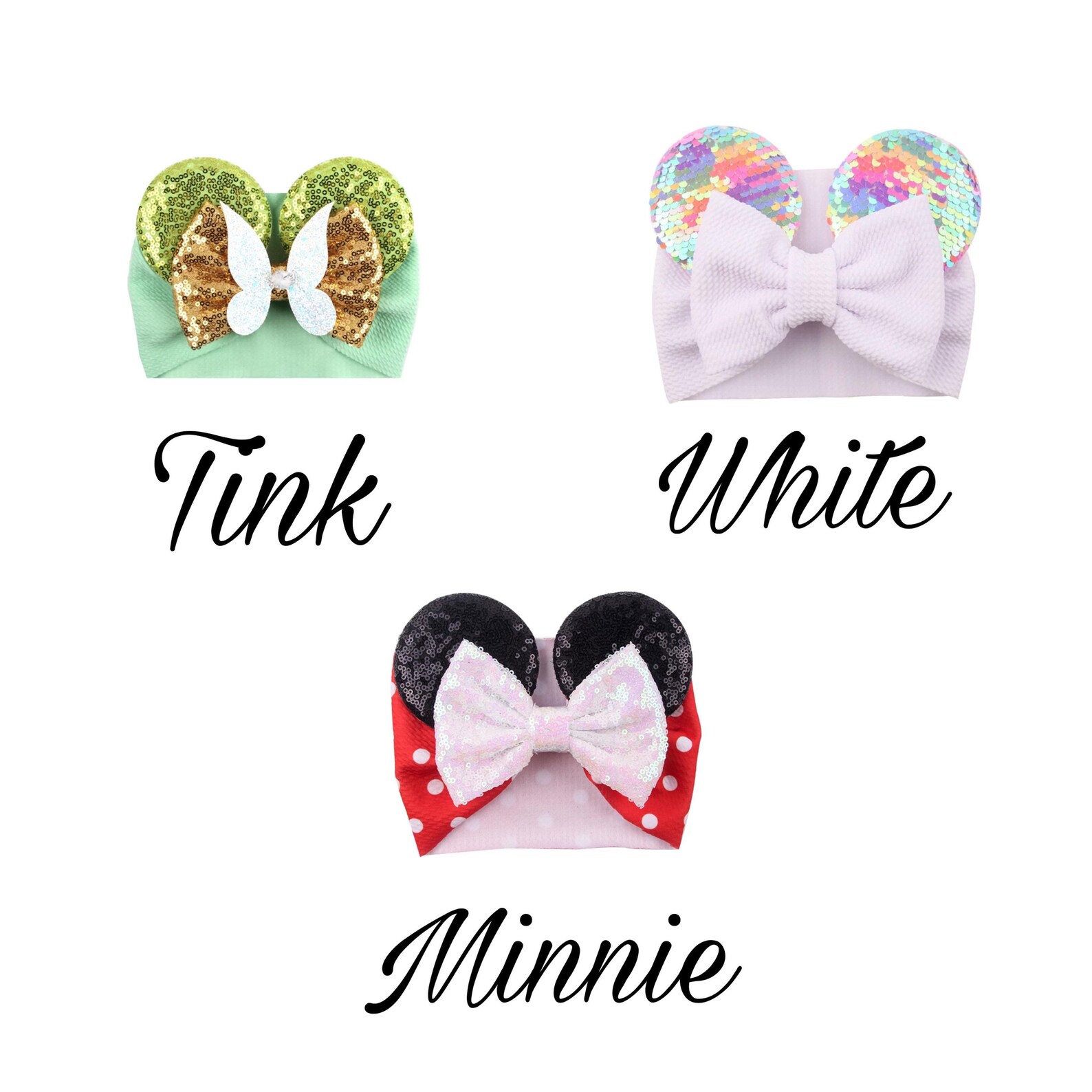 Minnie Mouse Ears Disney Ears Baby Minnie Mouse Ears Minnie Etsy