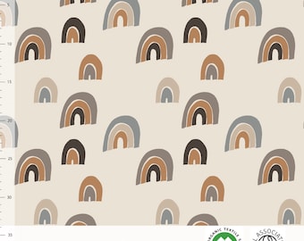 rainbow jersey knit fabric