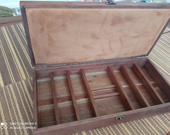Quality wooden poker case with custom engraving