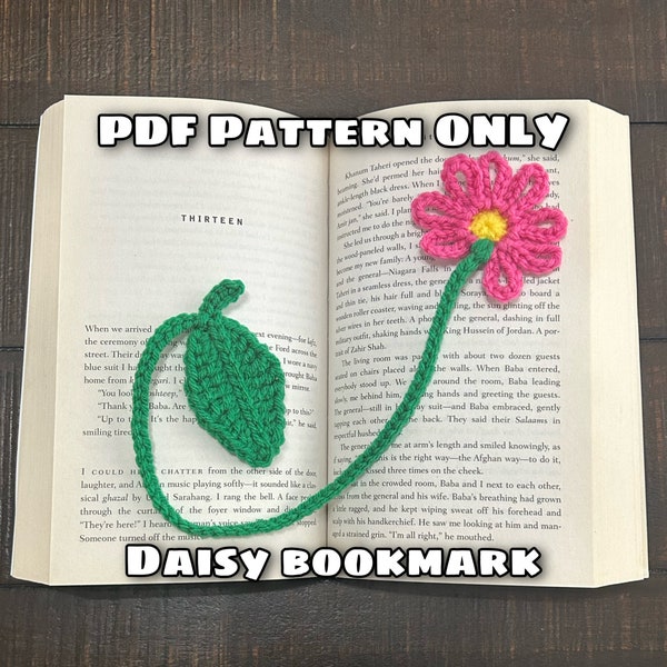 Bookmark Crochet Pattern, Bookmark Crochet Flower, Crochet Bookmark Pattern, Flower Bookmark Crochet, Beginner Crochet Pattern, Easy Crochet