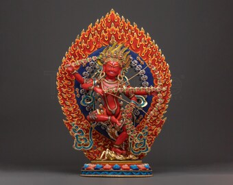 レンガ彫刻（高級芸術品）仏教　ネパール製　即購入可 ネパールのクルクラ像 | 写真悟りを開いた欲望の神 - Etsy 日本