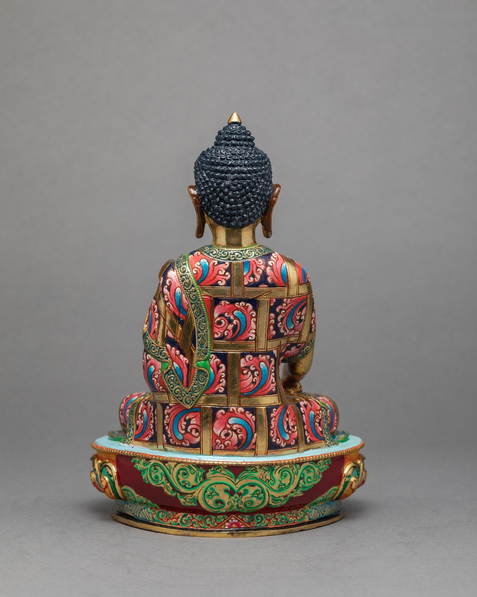 Gautam Buddha Gold Plated Statue Himalayan Art Etsy