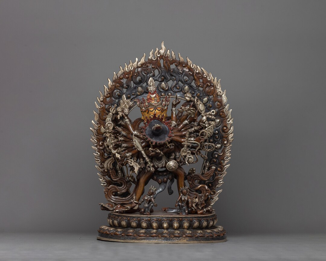 Kala Chakra Statue | Symbolizing Timeless Wisdom and Spiritual Harmony ...