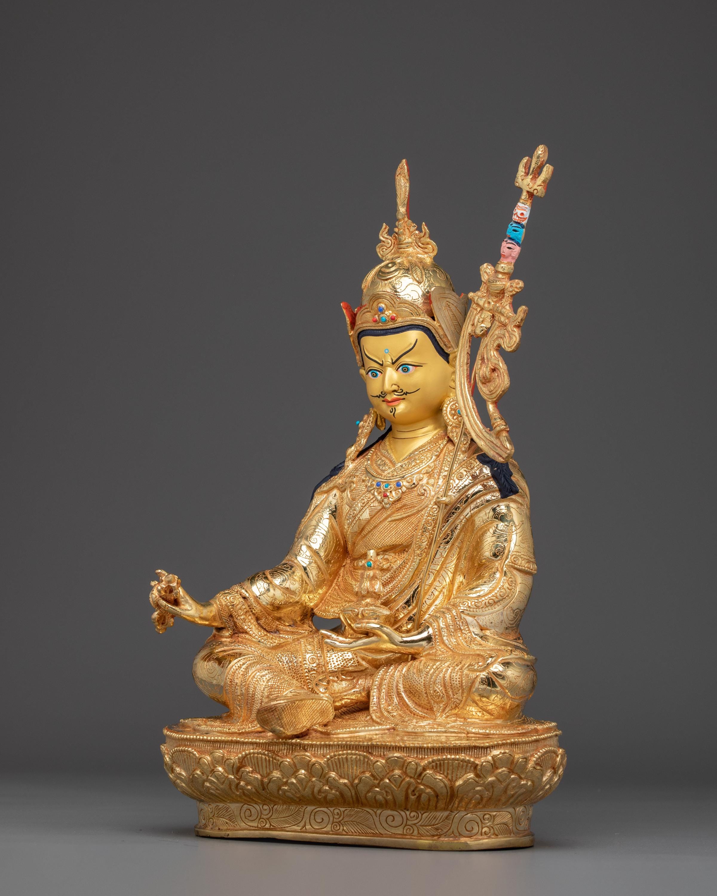 Handcrafted Artwork of Guru Rinpoche | Tantric and Vajra Master