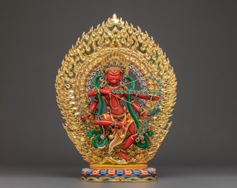 アンティークチベット青銅金剛杵：仏教のお守り、瞑想の道具 - Etsy 日本