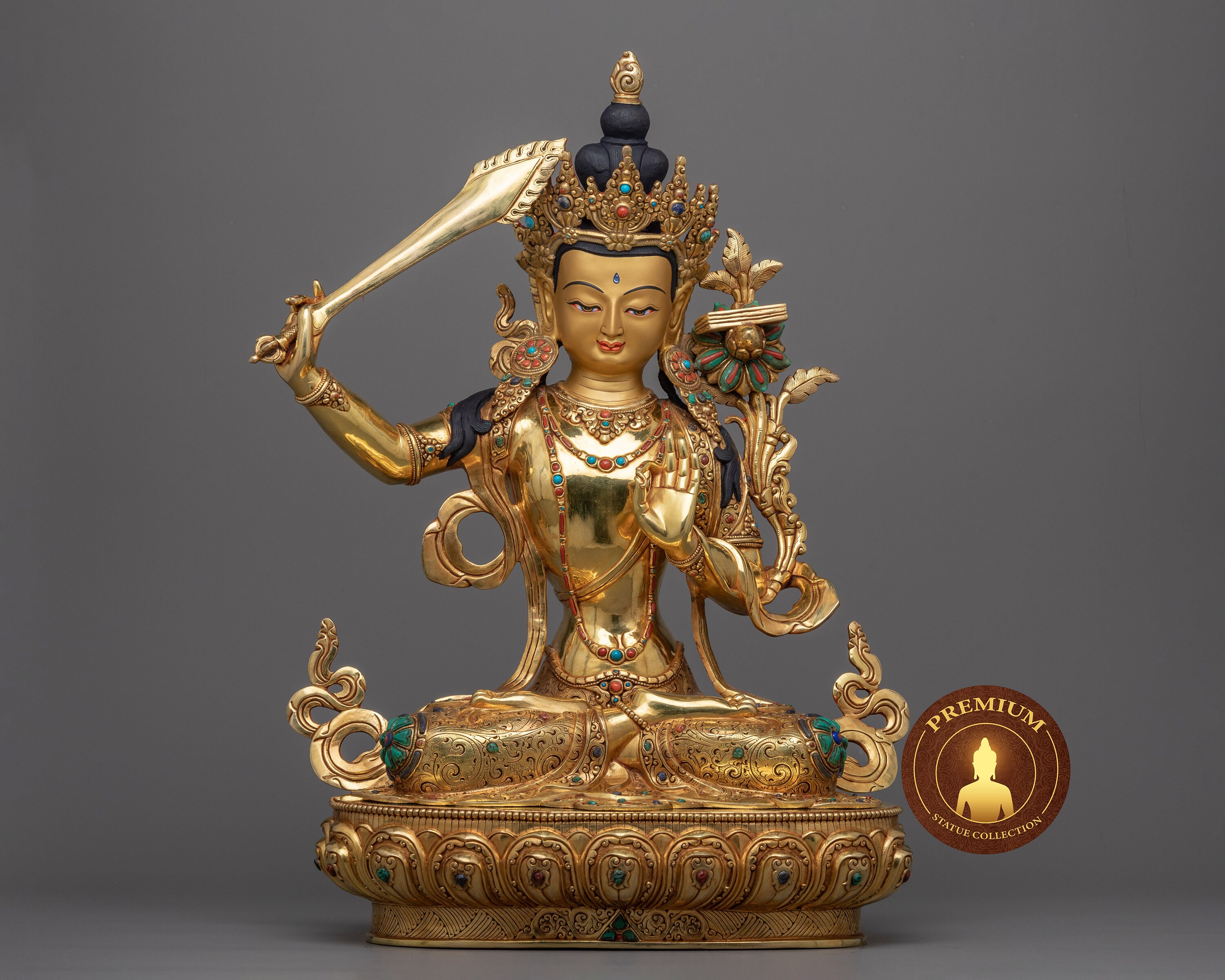 仙人掌 MONJU MASTER PIECE 16FLIP BUDAMUNKY Brass Qi Tian Da Sheng Black Mythical Monkey King Fighting Buddha