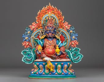 シャンロン・ドルジェ・ドゥドゥル像 - 金色銅製チベット仏教彫刻