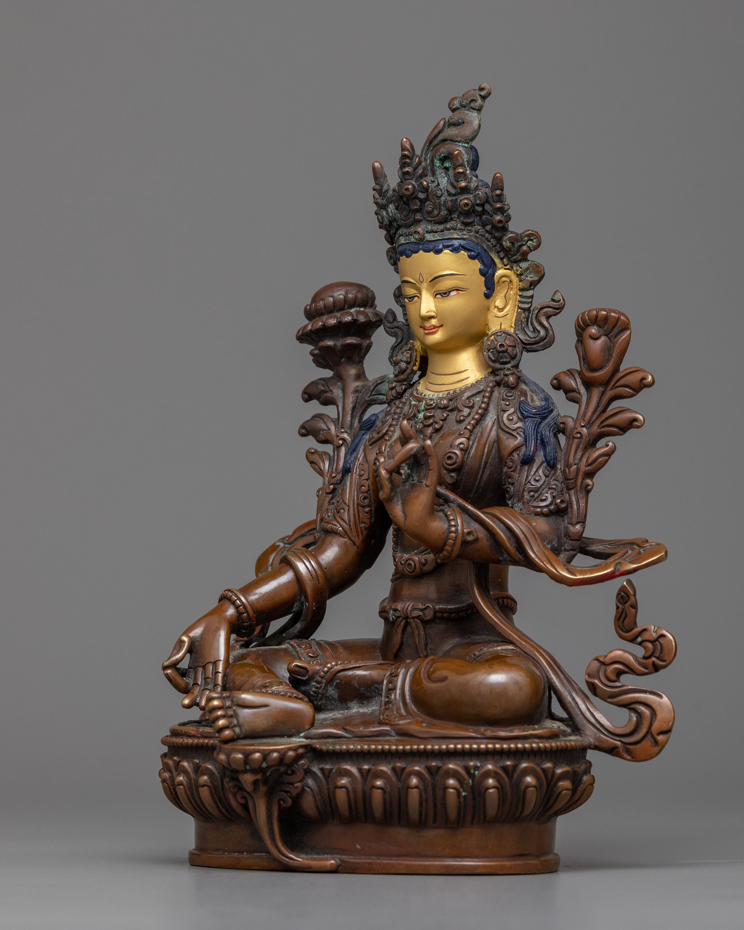 ラピスラズリ 仏像 多羅菩薩 彫刻 天然石彫刻 ラピスラズリ 仏像 多羅菩薩 彫刻 天然石彫刻 彫刻 多 羅 菩薩