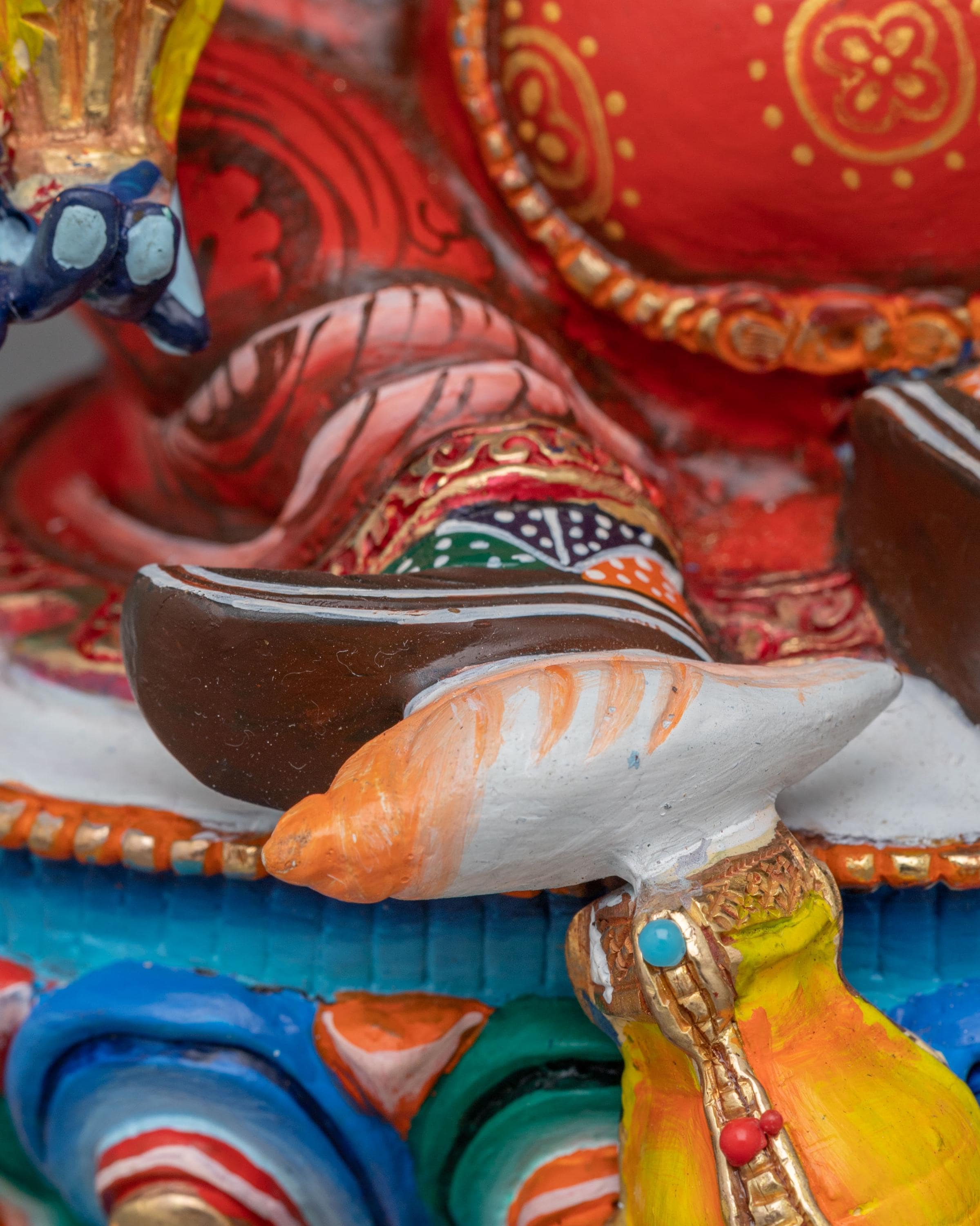 シャンロン・ドルジェ・ドゥドゥル像 - 金色銅製チベット仏教彫刻