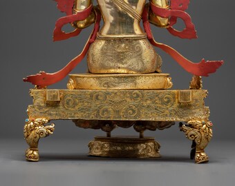 未来仏弥勒菩薩の手作り像｜祭壇、瞑想、スピリチュアルな装飾のための