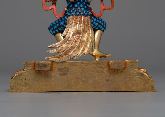 ガルーダ鳥像 | 強さと保護の象徴 | ネパールの伝統的なヒマラヤ美術