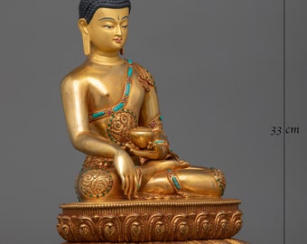 三面仏　真鍮　仏像　釈迦如来像　菩薩像　三蔵法師　大仏様　縁起物　神仏　置物 手彫りの三仏像セット｜24金メッキ、銅製 - Etsy 日本