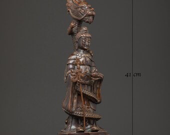 手作りの龍仏像｜守護の象徴 - 神社、祭壇、法要の装飾に最適な置物