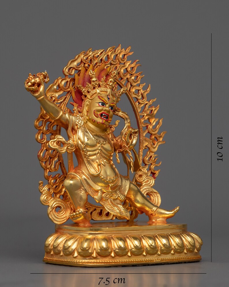 Machine Deity Small Vajrapani Statue | Body Molded by Machine Sculpture | Hand ...