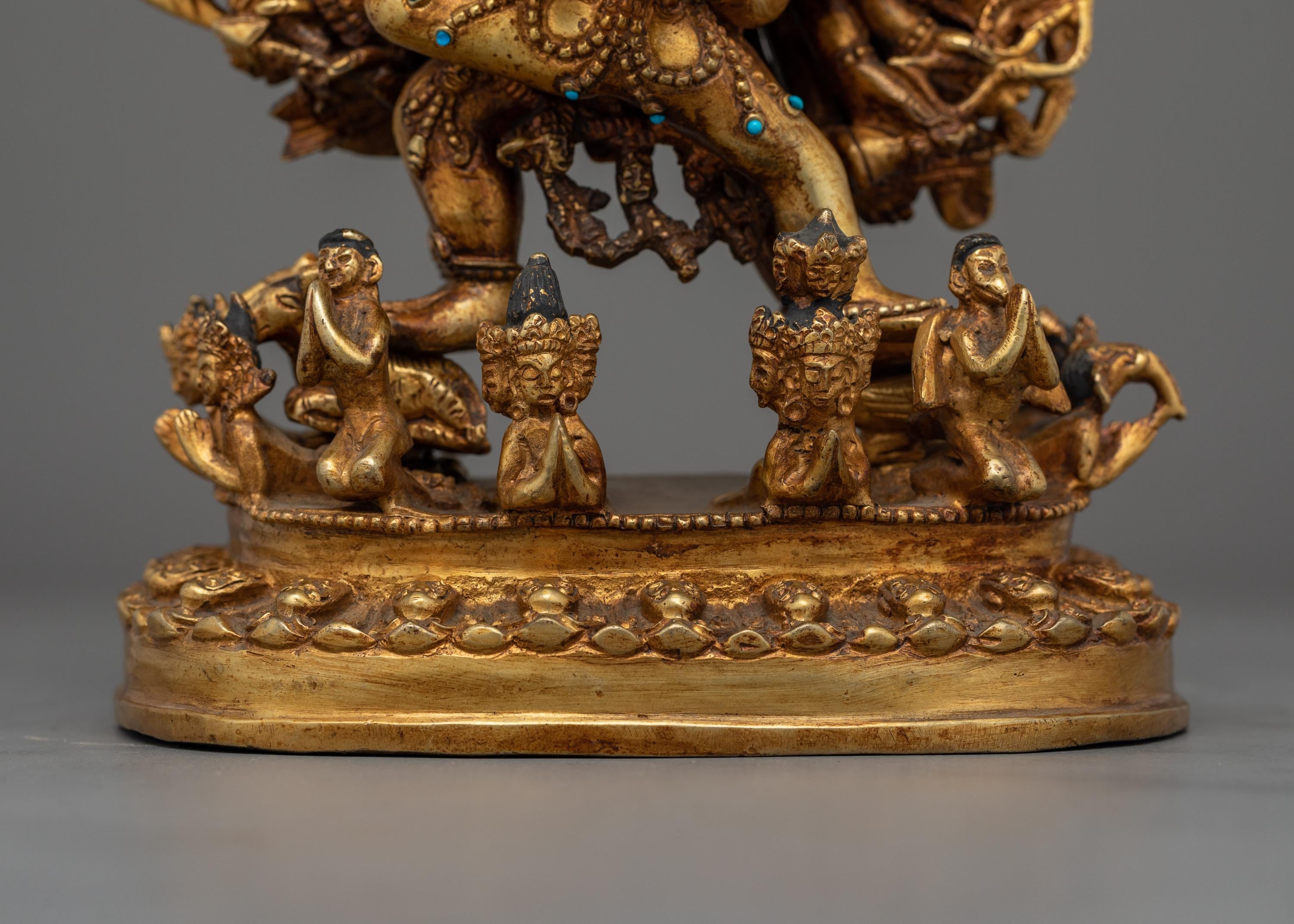 Yamantaka Handmade 30cm Statue | Embodiment of Wrathful Compassion