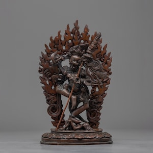 The Presence of Singhamukha Statue | Embodying Divine Power and Wisdom | Fierce Spiritual Liberation | Traditional Ideal for Meditation