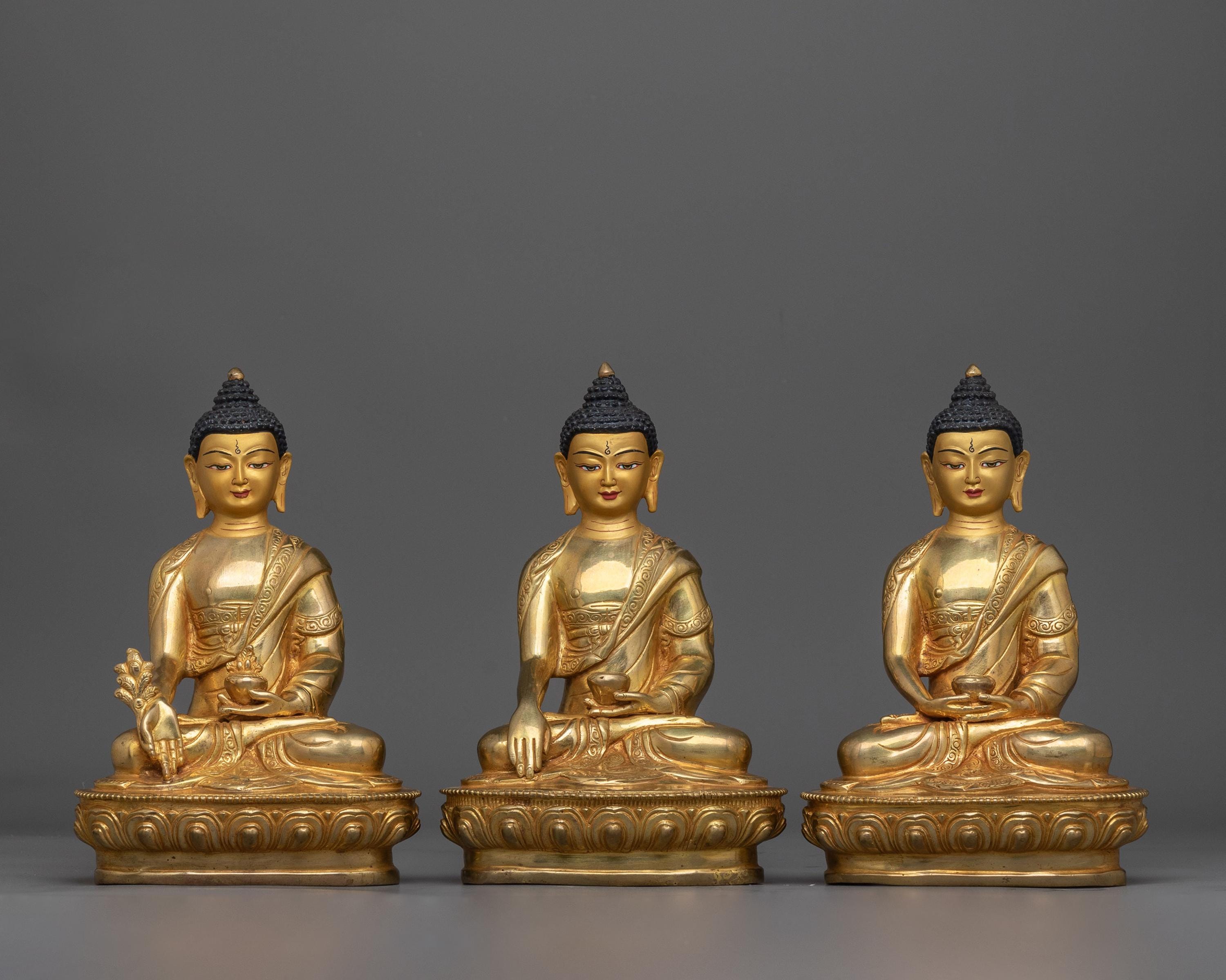 Trio Buddhas Set | Collective Embodiment of Enlightenment