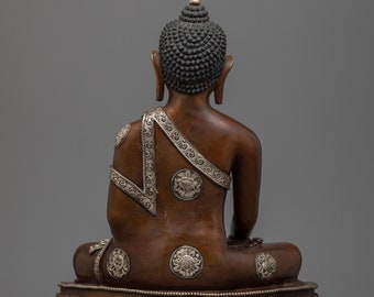 Statue bouddhiste tibétaine Akash Jogini en cuivre de qualité