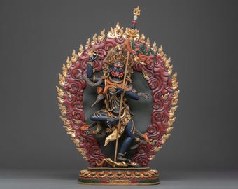 Troma Nagmo Spiritual Statue - Wrathful Dakini | Sacred Figurine for Altar Home Decor