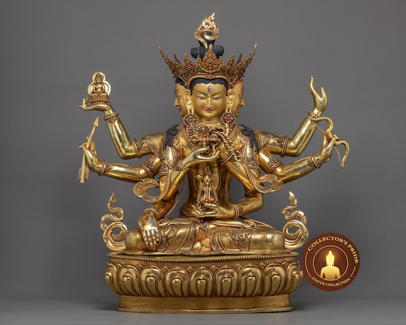 Large Namgyalma Statue | Original Buddhist Hand-carved Deity