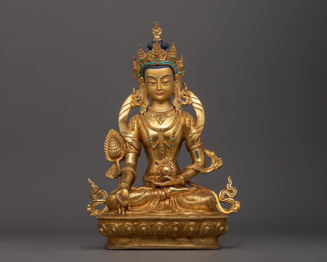 Hell Savior The Savior of Hell Kshitigarbha Statue | Ideal for Meditation, Yoga and ...