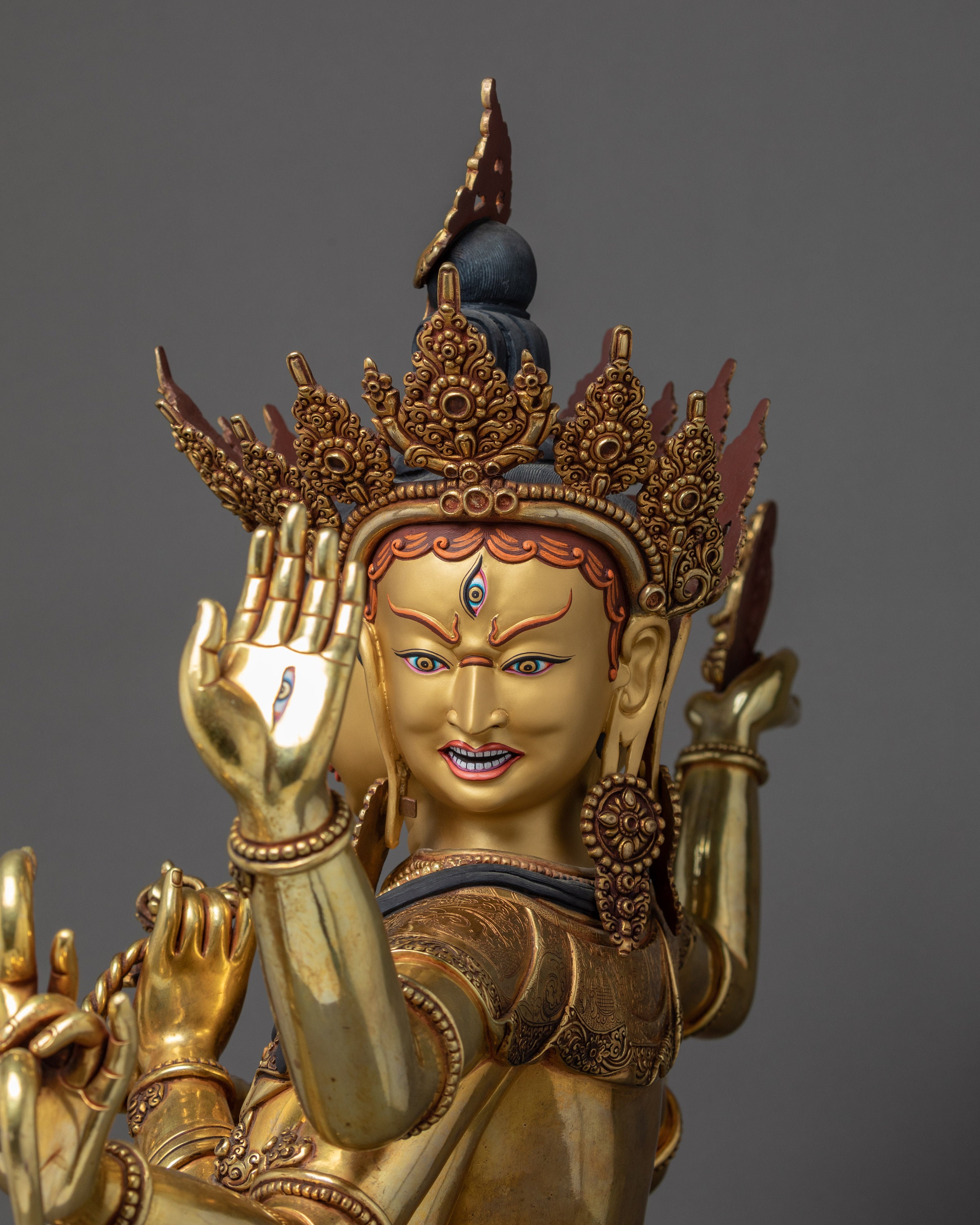 Large Namgyalma Statue | Original Buddhist Hand-carved Deity Large Namgyalma Statue | Original Buddhist Hand-carved Deity