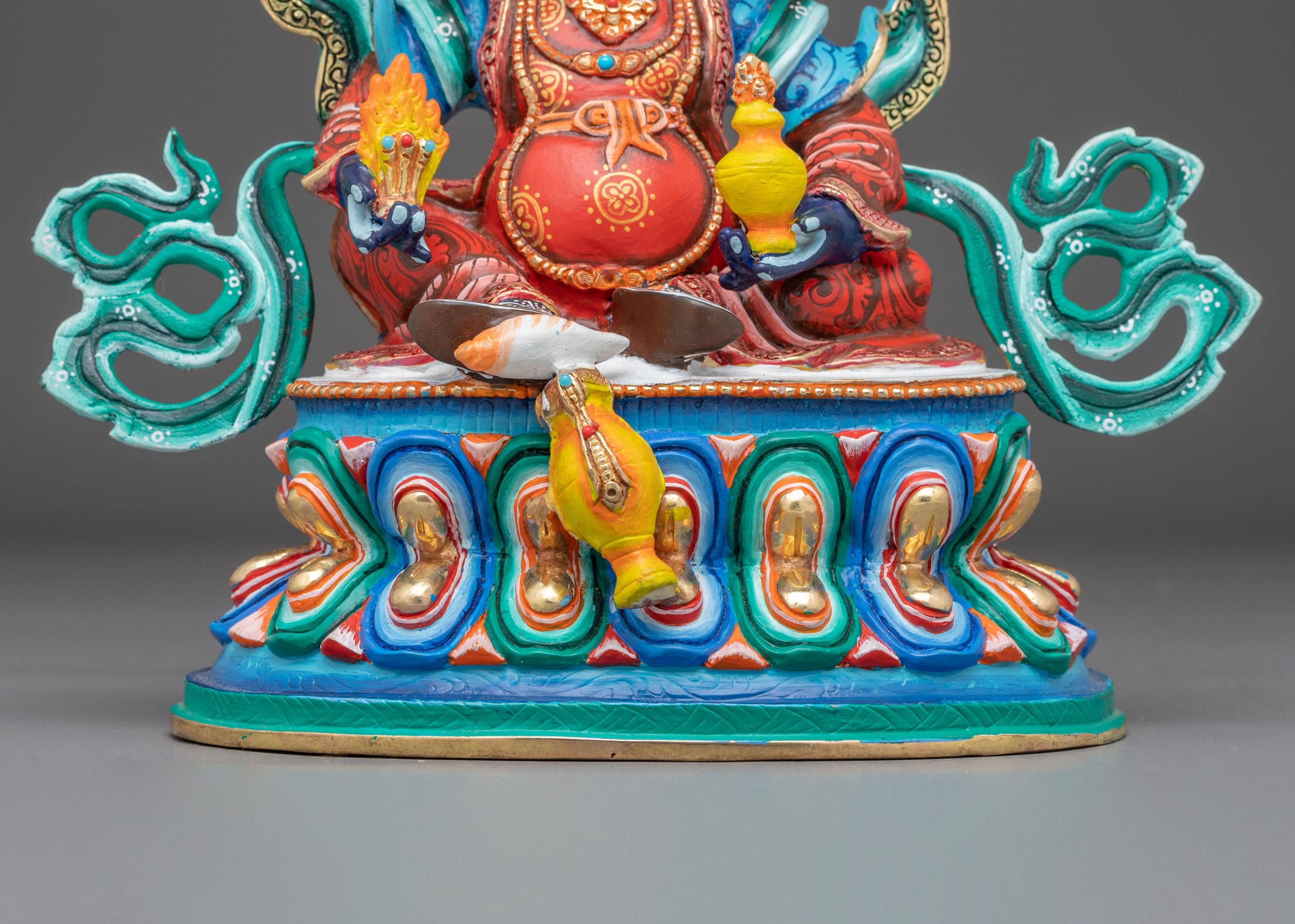 シャンロン・ドルジェ・ドゥドゥル像 - 金色銅製チベット仏教彫刻