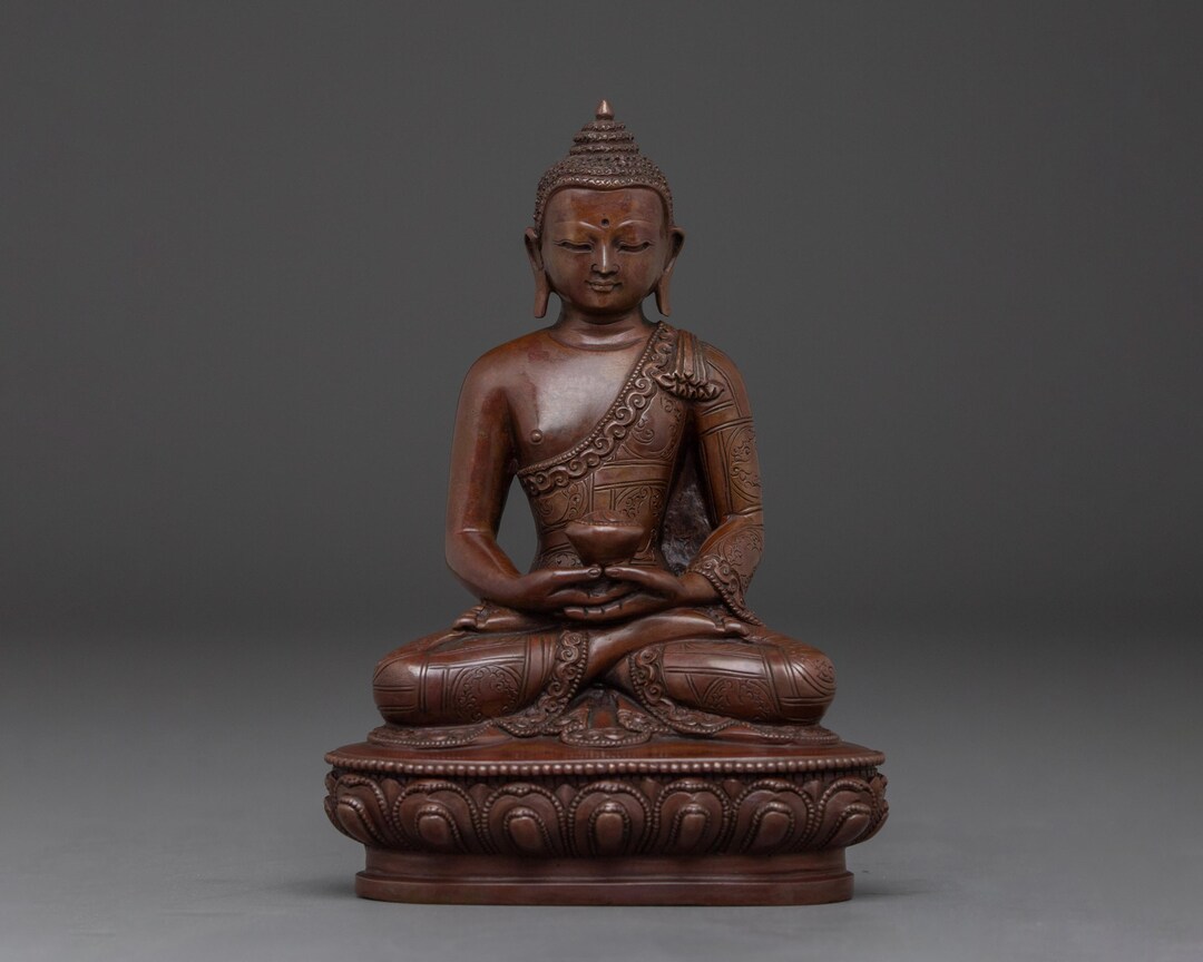 Dharma Ruler Amitabha Buddha Meditation Art | the Ruler of Pure Land | Figurine for ...