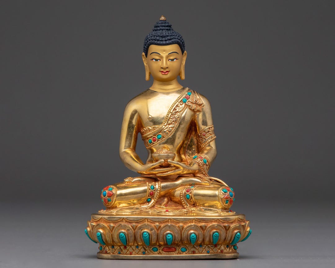 Dharma Ruler Amitabha Buddha of Eternal Peace Art | Ruler of the Pure Land ...