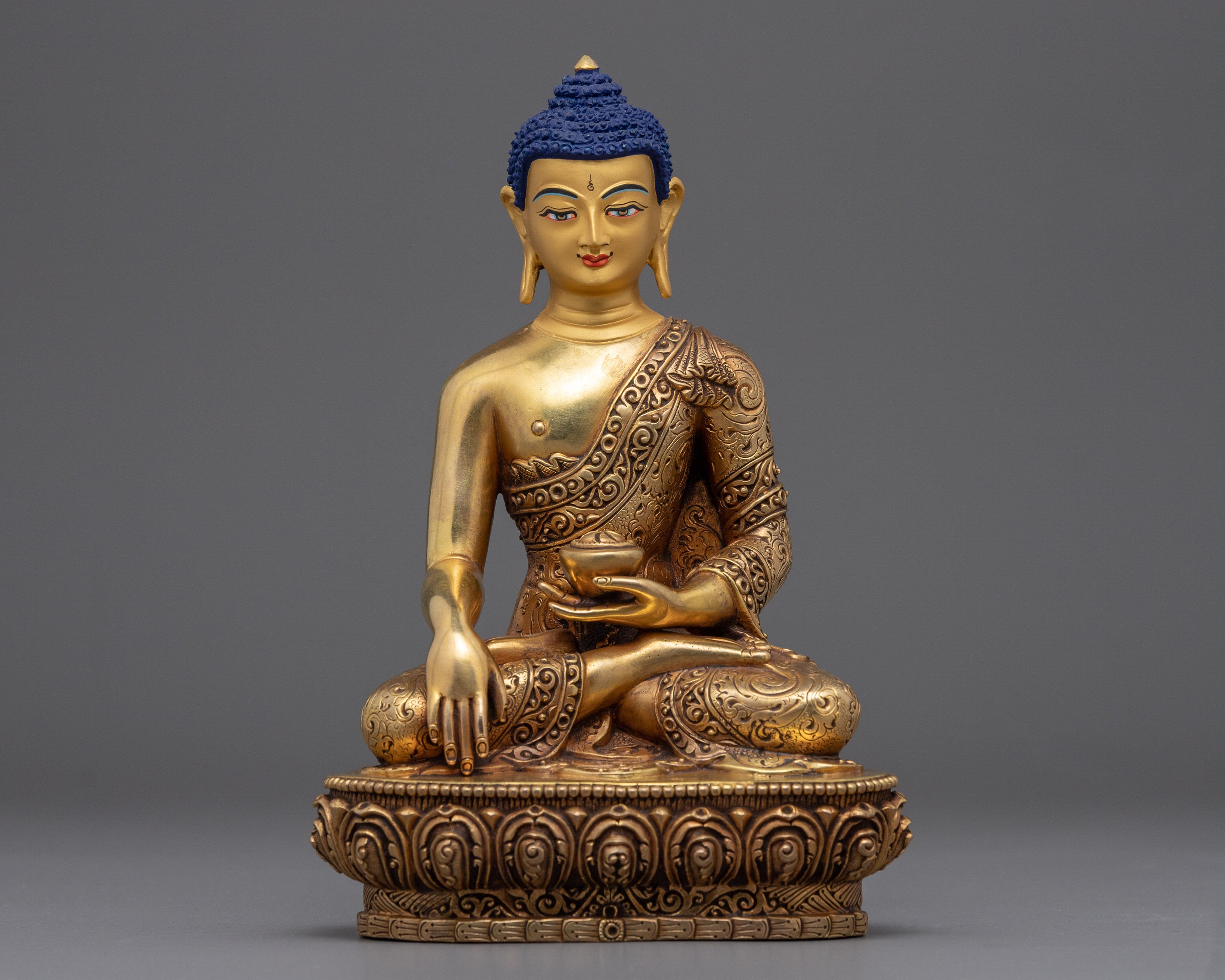 【テラコッタ素材/ブッダ】像彫刻 釈迦牟尼仏像「ゴータマ・ブッダ」 | オリジナル手作りの芸術的な仏教