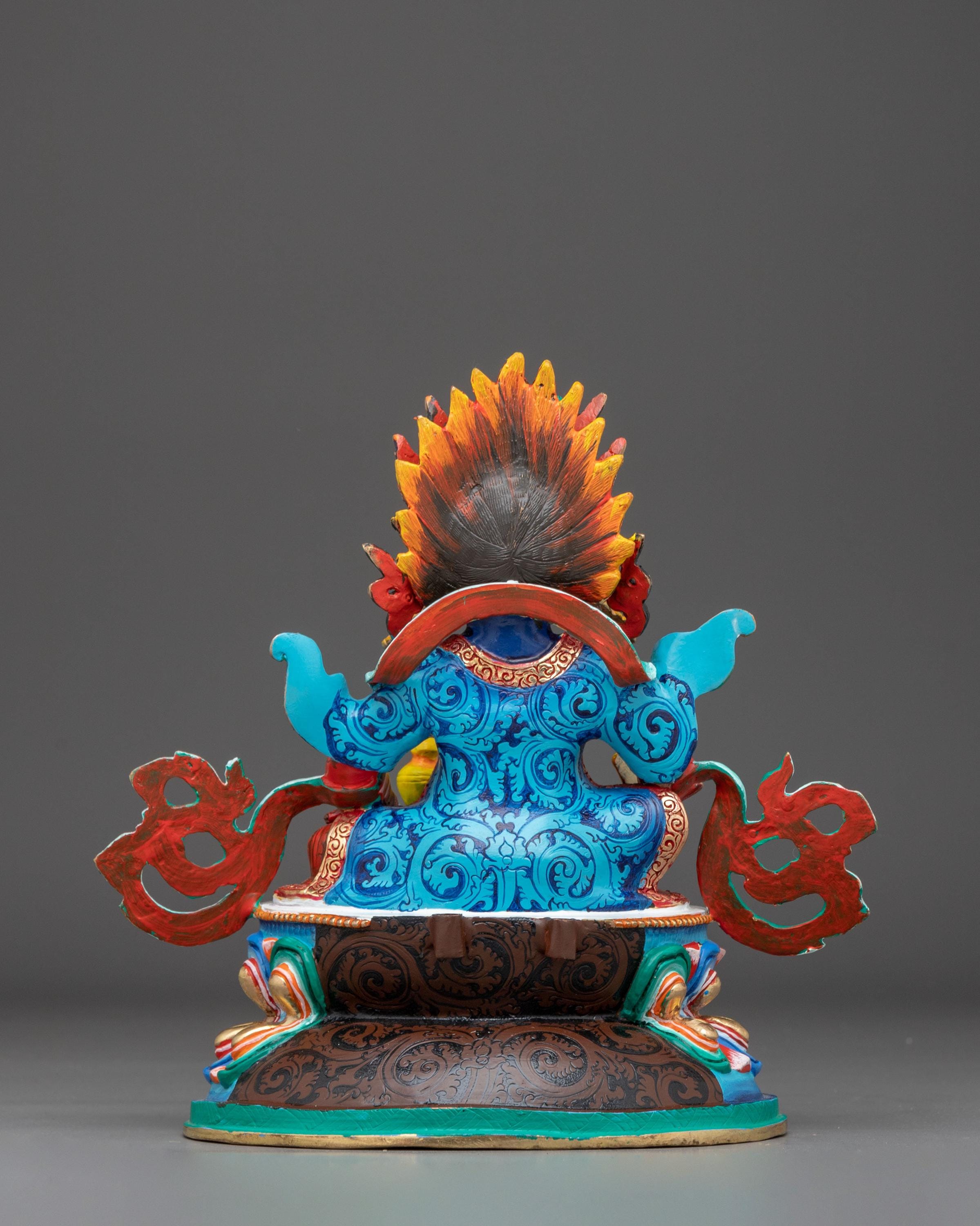 シャンロン・ドルジェ・ドゥドゥル像 - 金色銅製チベット仏教彫刻