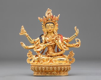 Namgyalma Statue | Ushnishavijaya Deity of Long Life, Protection and Purification | Handcrafted Himalayan Buddhist Sacred Art