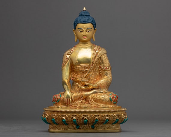 ブッダ像ー金張り  Buddha StatueーGold Ｐlated ブッダ像ー金張り Buddha StatueーGold Plated