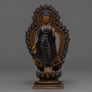 Rare Shakyamuni Buddha Statue | Gautam Buddha Sculpture | Indoor Siddhartha Gautama Figurine | Original Buddhism Handicraft of Nepal