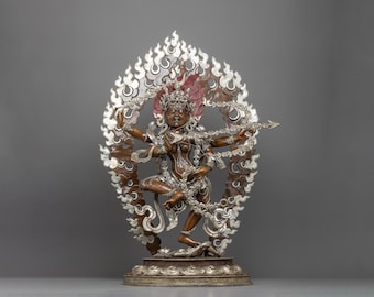 Kurukulla Devi-standbeeld | Transcendente schoonheid onthuld | Handgemaakte boeddhistische vrouwelijke toornige godheid | Himalayan fijn Aziatisch kunstwerk van Nepal