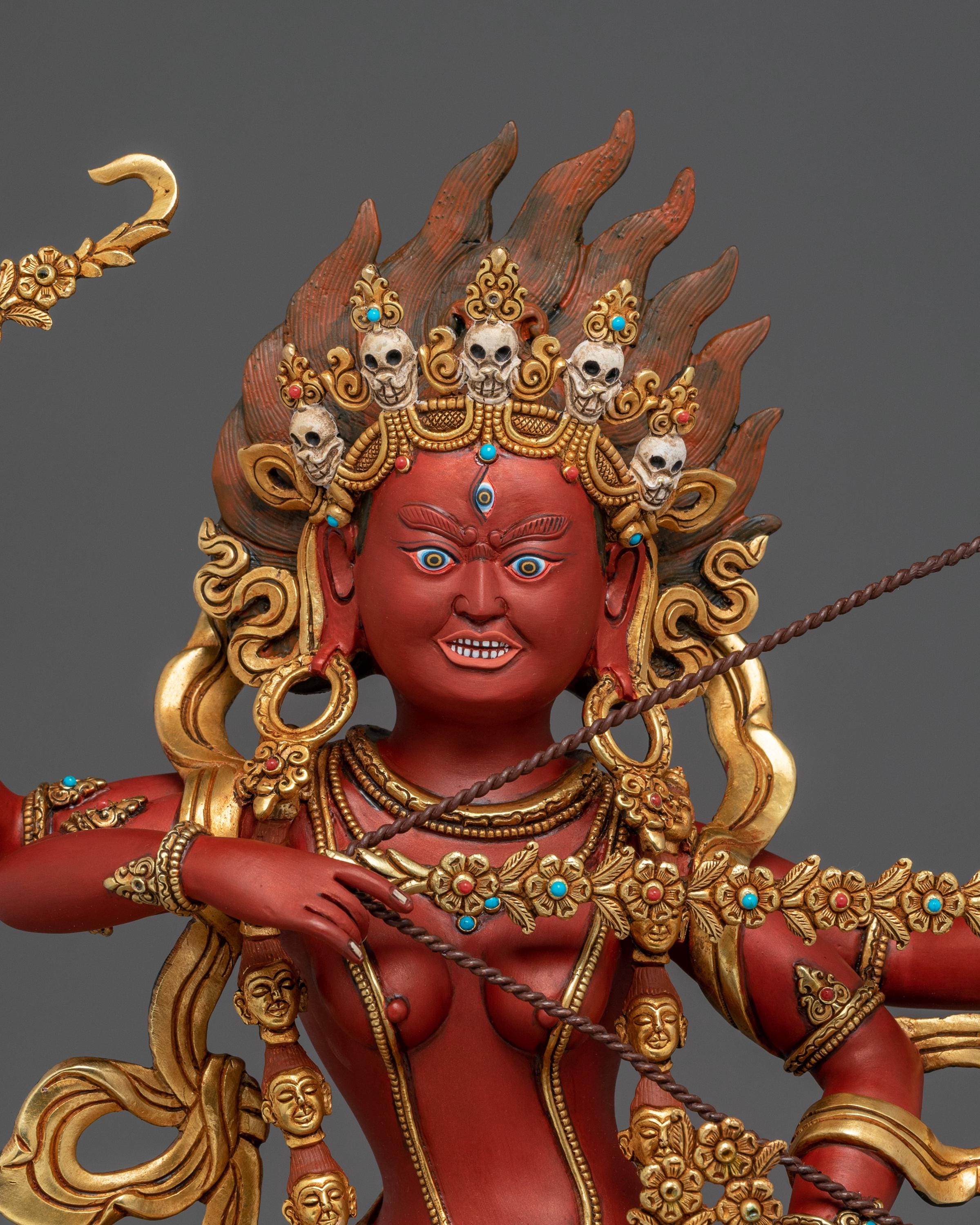 Kurukulla, Wrathful Compassion Deity | Buddhist Artwork From Nepal ...