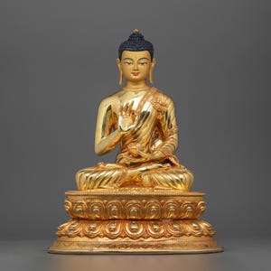 Statue of Amogasiddhi Buddha Sculpture | The Five Dhyani Buddhas in Mahayana and Vajrayana Buddhism | Protector and a Source of Inspiration