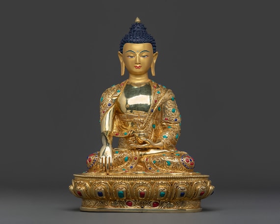 中国古玩 インド翡翠 彫刻 釈迦座像置物 仏教美術 仏像 天然石 鑑賞石