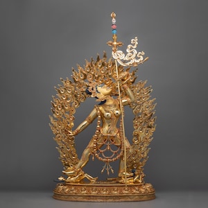 The Vajrayogini Tantric Deity Figurine | Goddess of Wisdom and Liberation | Sculpture for Shrine, Altar, and Dharma Decor | Made In Nepal
